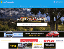 Tablet Screenshot of interpatagonia.com